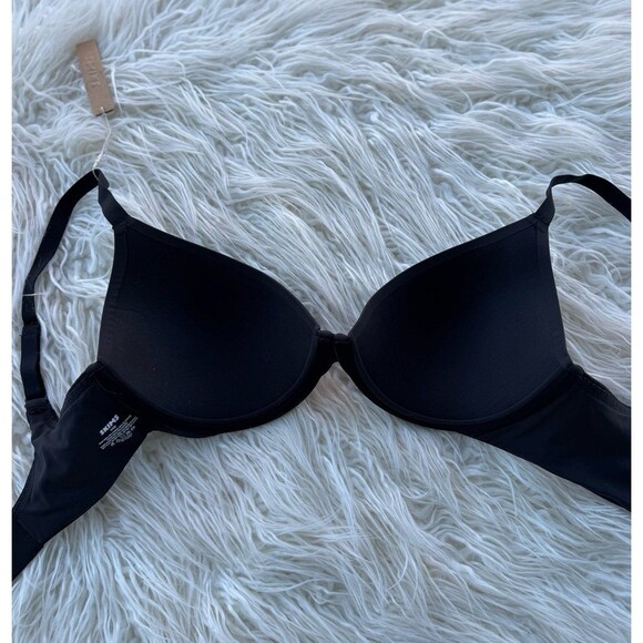 Skims Fits Everybody Plunge Bra Onyx Size 34DD - Picture 6 of 7
